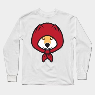 Red Riding Shibe Long Sleeve T-Shirt